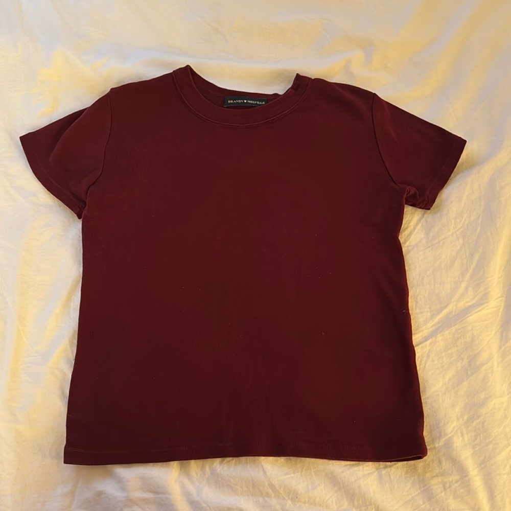 Burgundy Brandy Melville Top